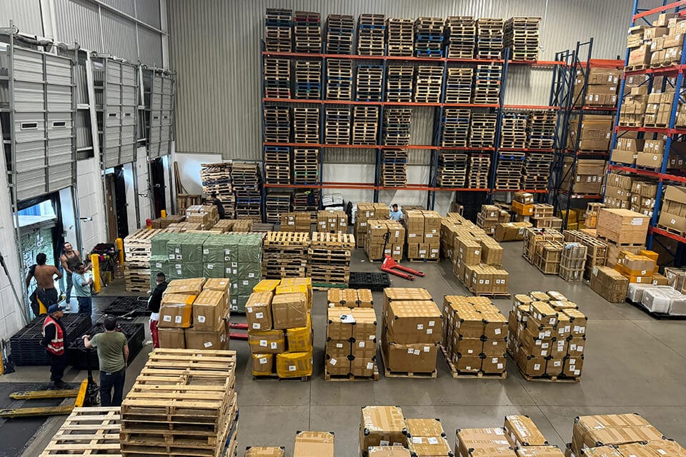 Consolidation to warehouse